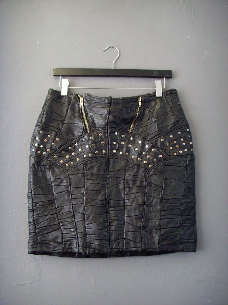 80s clearance silver skirt