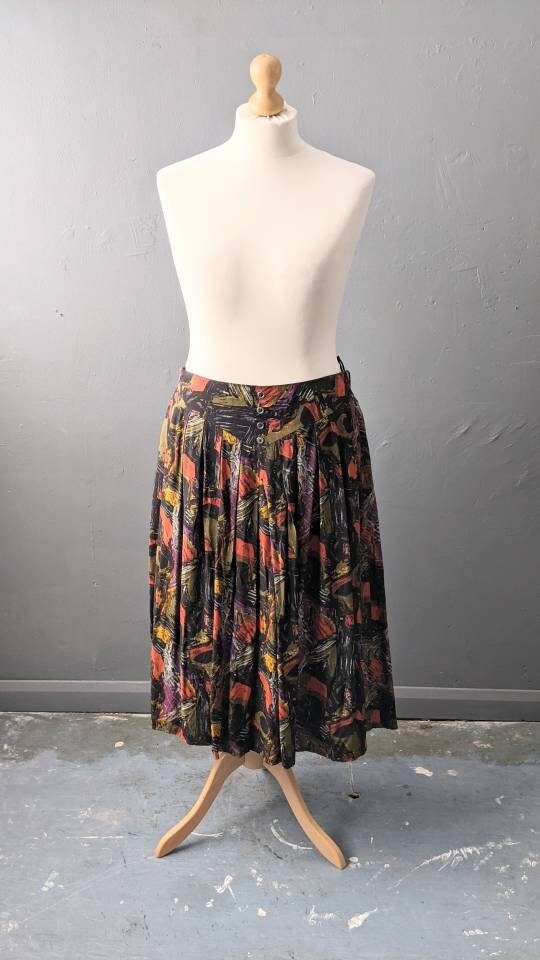 Plus size clearance long skirts 80's