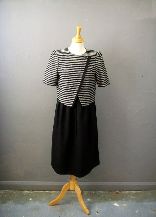 90s Japanese Modernist Dress by Tokyo Style, Size Small