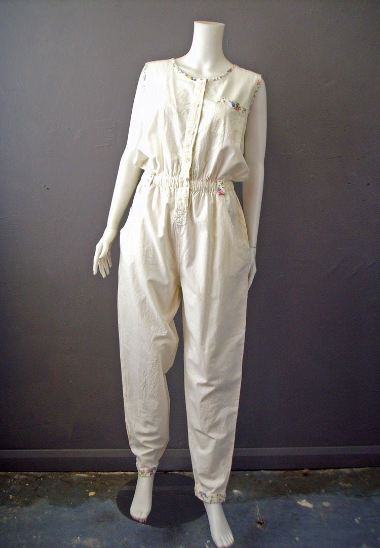 80s one hot sale piece jumpsuit