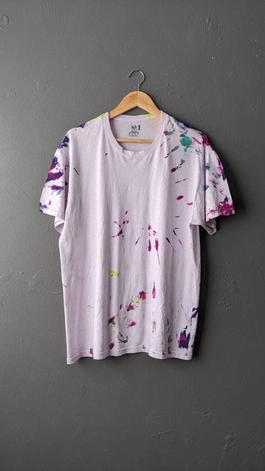 Multicoloured Tie Dye T-shirt, Size Large