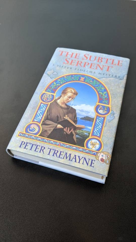 The Subtle Serpent by Peter Tremayne, Signed First Edition.