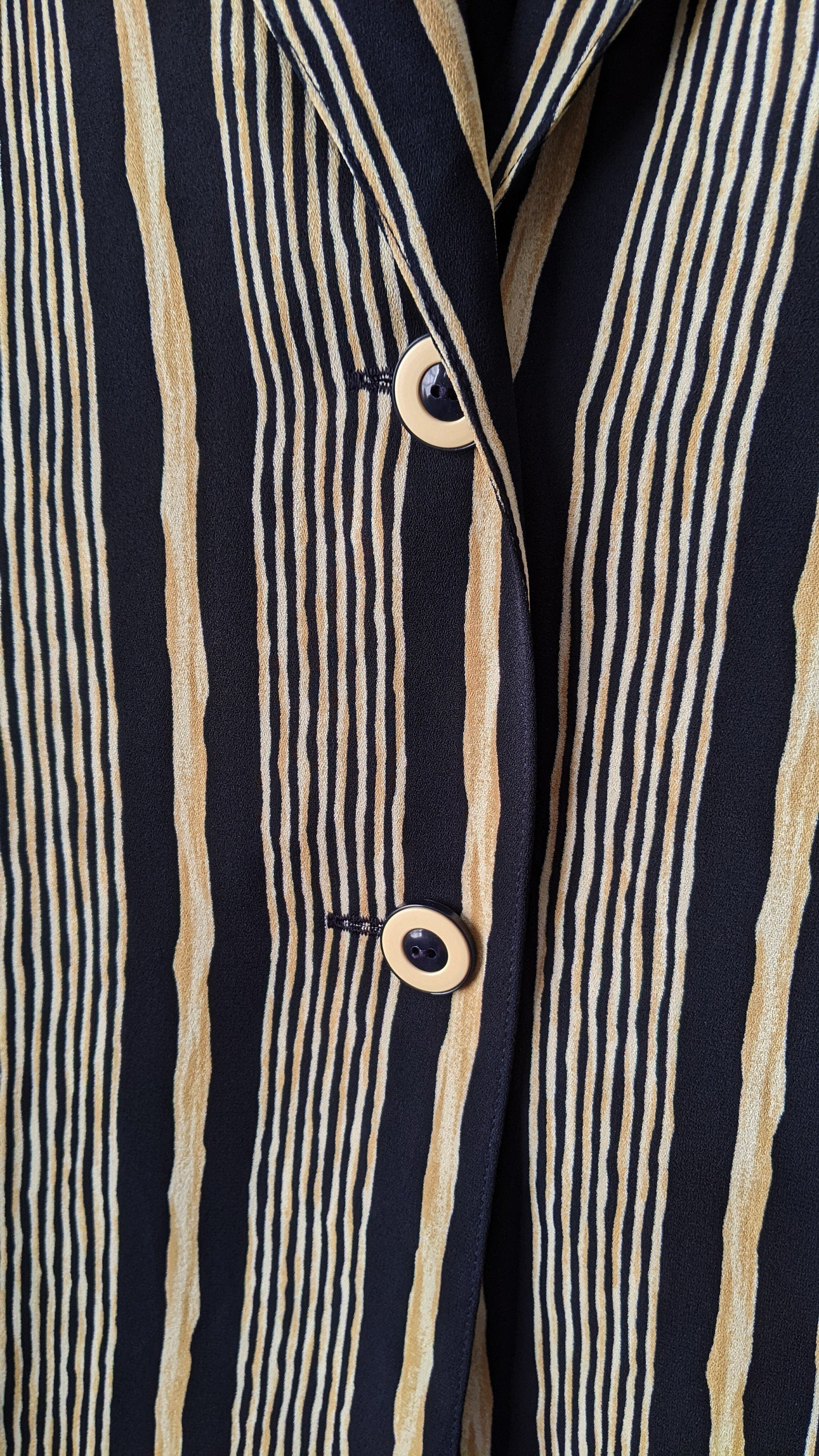 Vertical striped clearance blazer