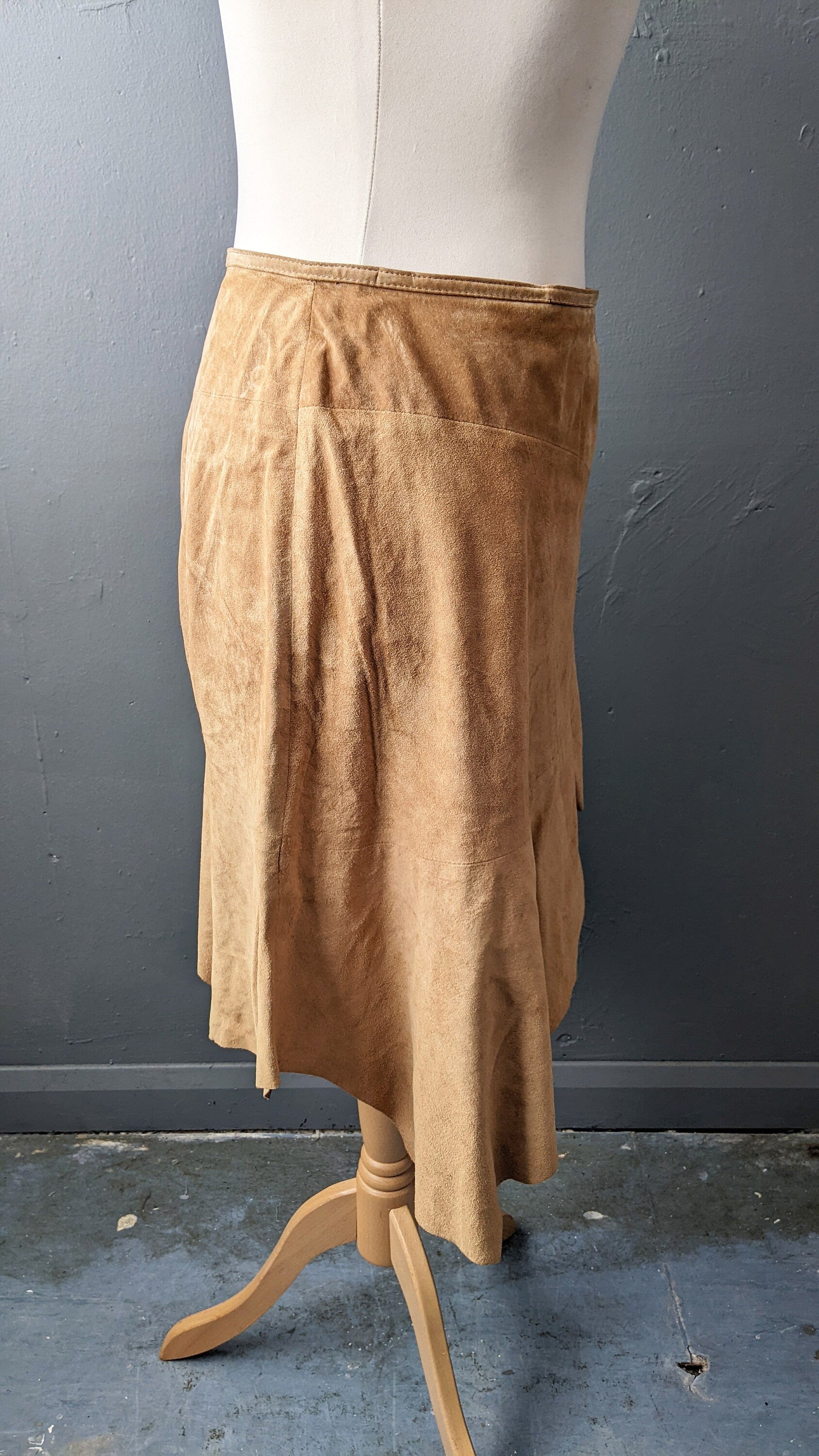 Tan wrap shop skirt uk