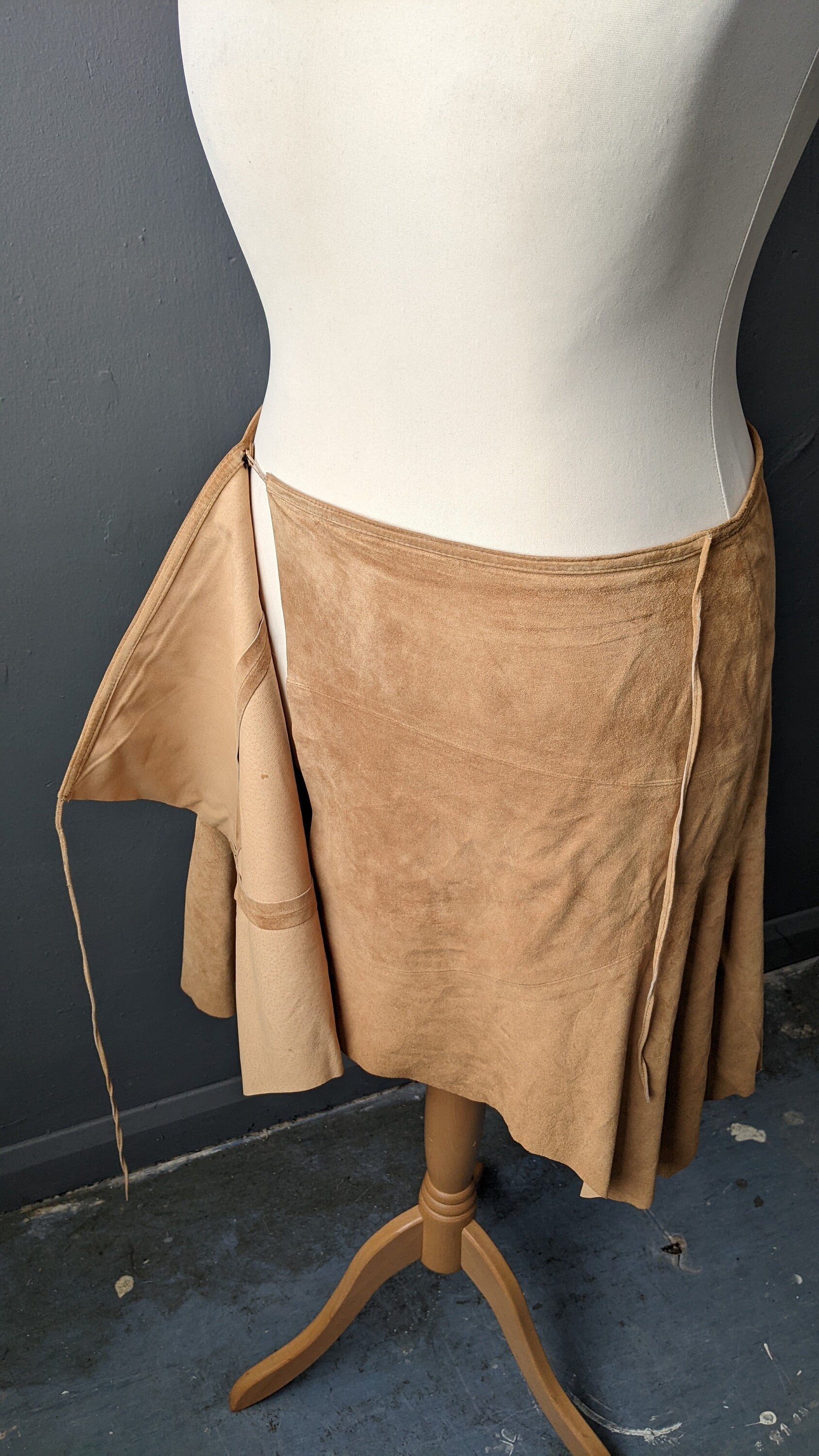 Tan wrap shop skirt uk