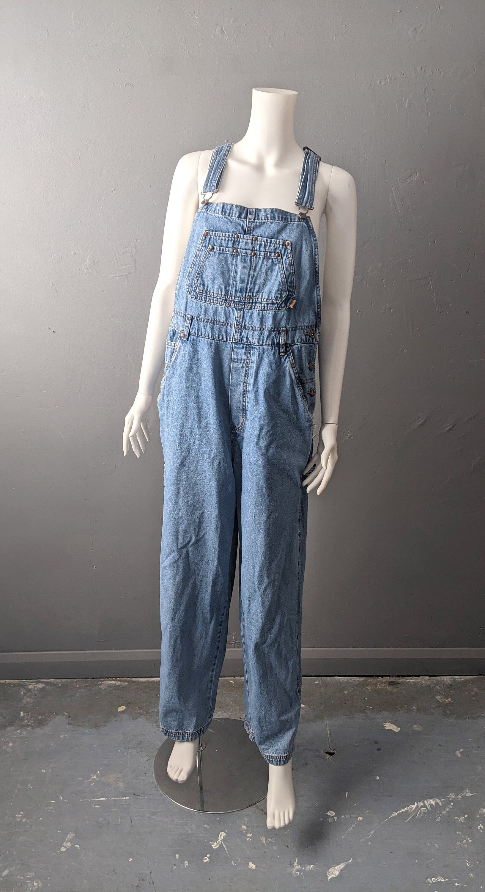 90s RK brand denim overalls , Super cute and perfect