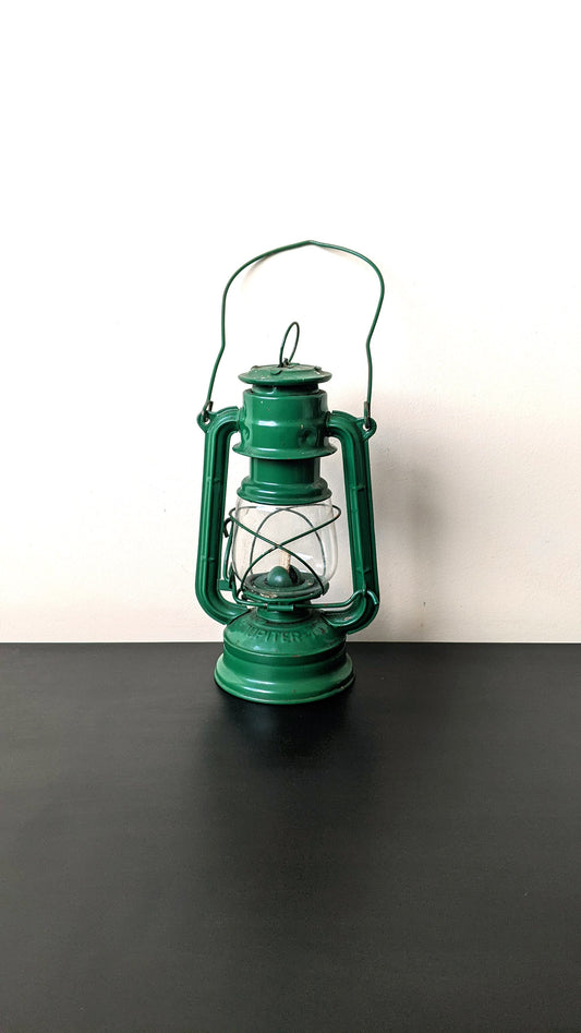 Vintage Paraffin Oil Storm Lantern, Polish Jupiter-1 Hurricane Lamp, Outdoor Camping