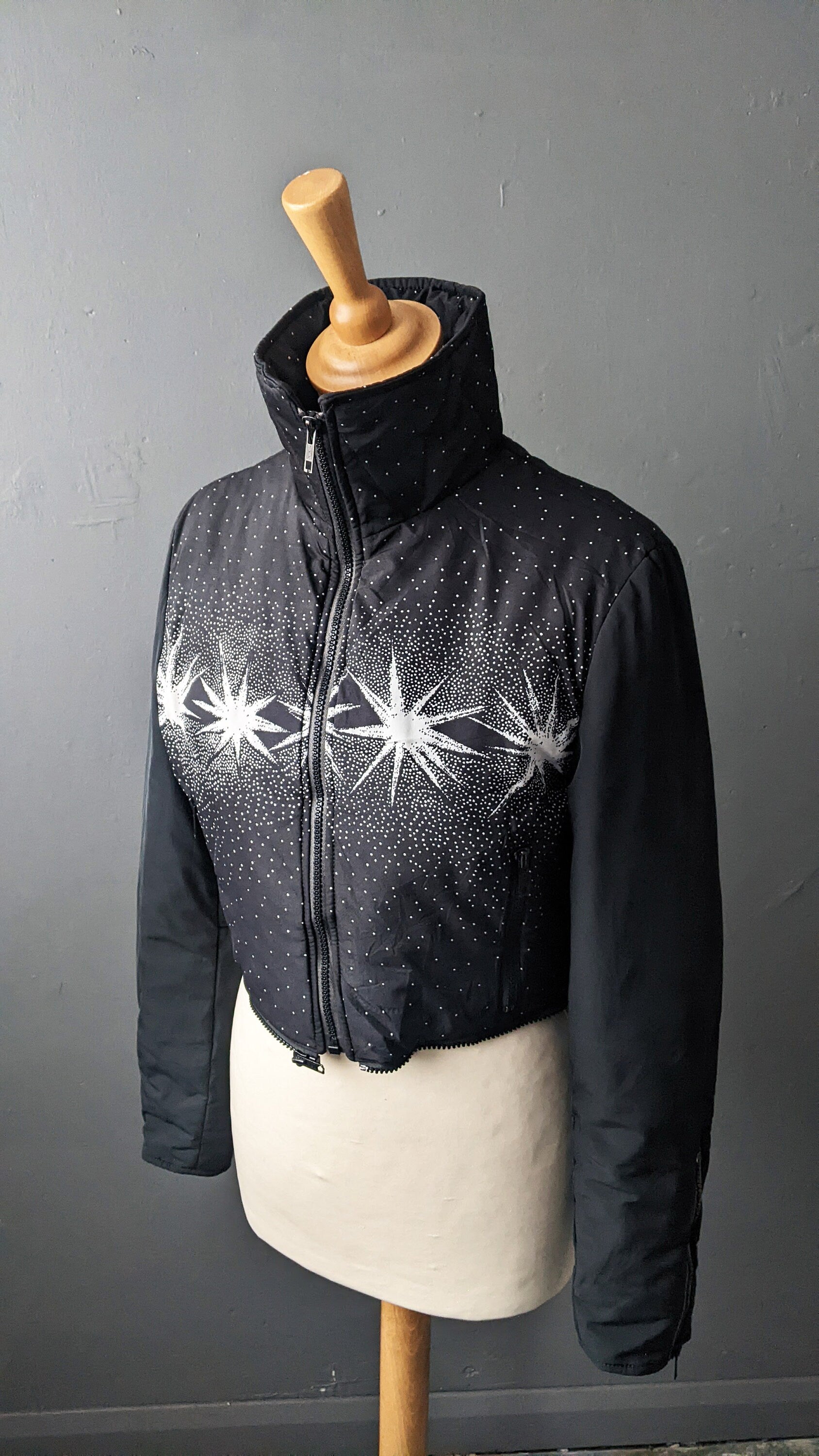 Vintage Klepper Ski Jacket, 80s Cropped Winter Sports Coat, Size Small