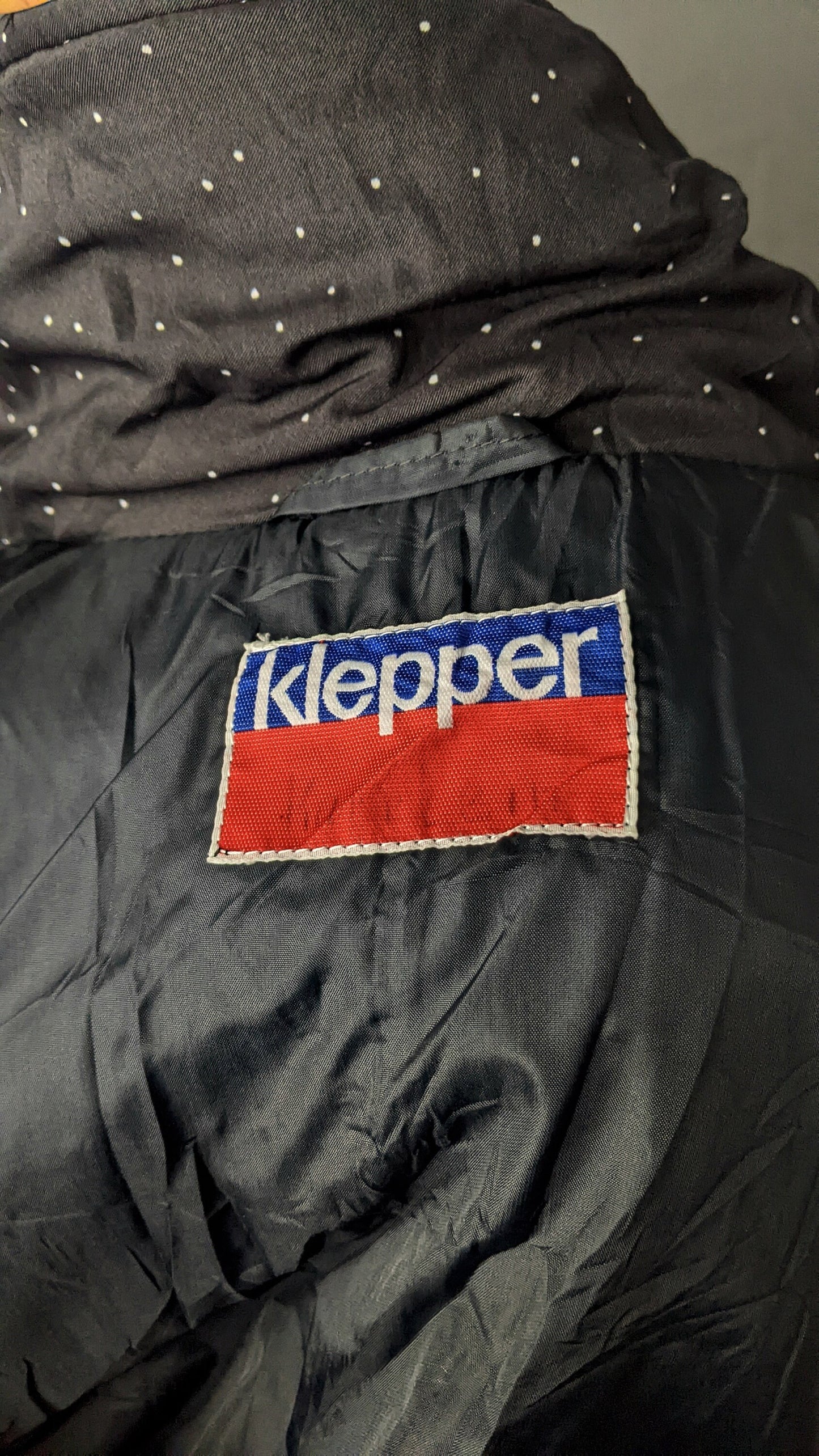 Vintage Klepper Ski Jacket, 80s Cropped Winter Sports Coat, Size Small