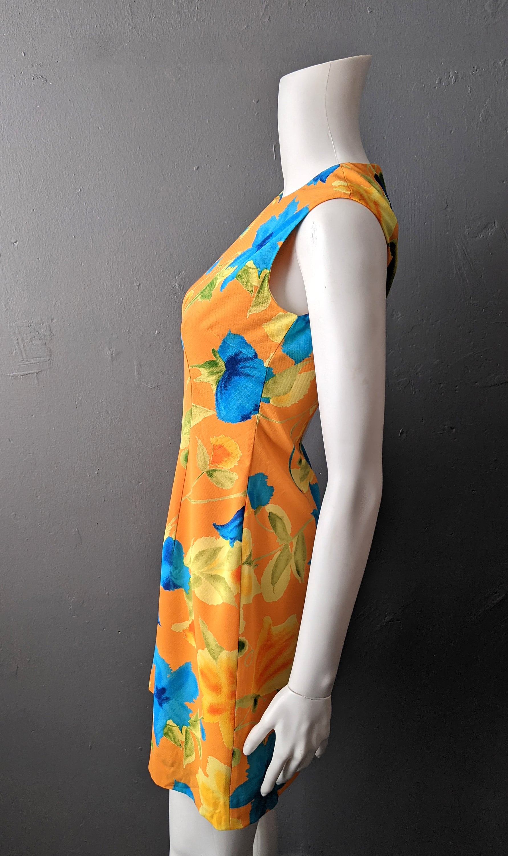 Sleeveless Summer Dress, Y2K Japanese Vintage, Size Petite Small