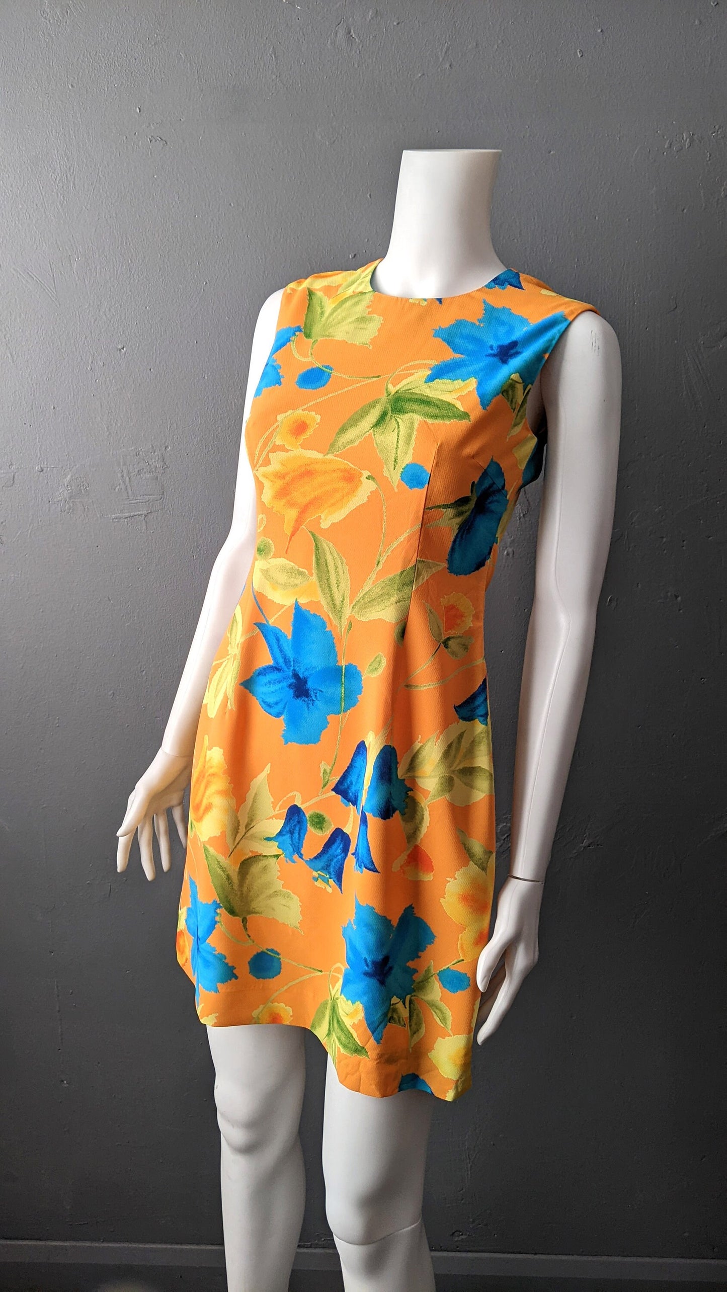 Sleeveless Summer Dress, Y2K Japanese Vintage, Size Petite Small