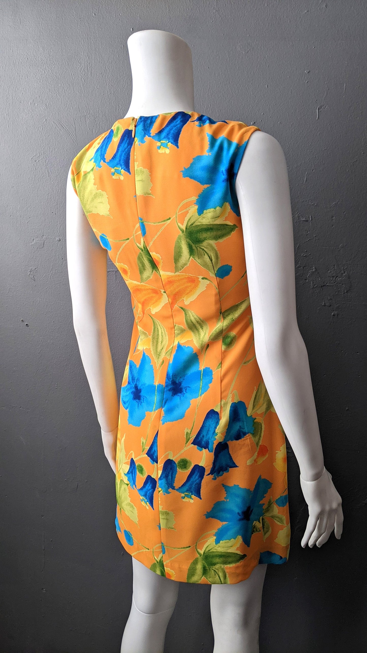 Sleeveless Summer Dress, Y2K Japanese Vintage, Size Petite Small