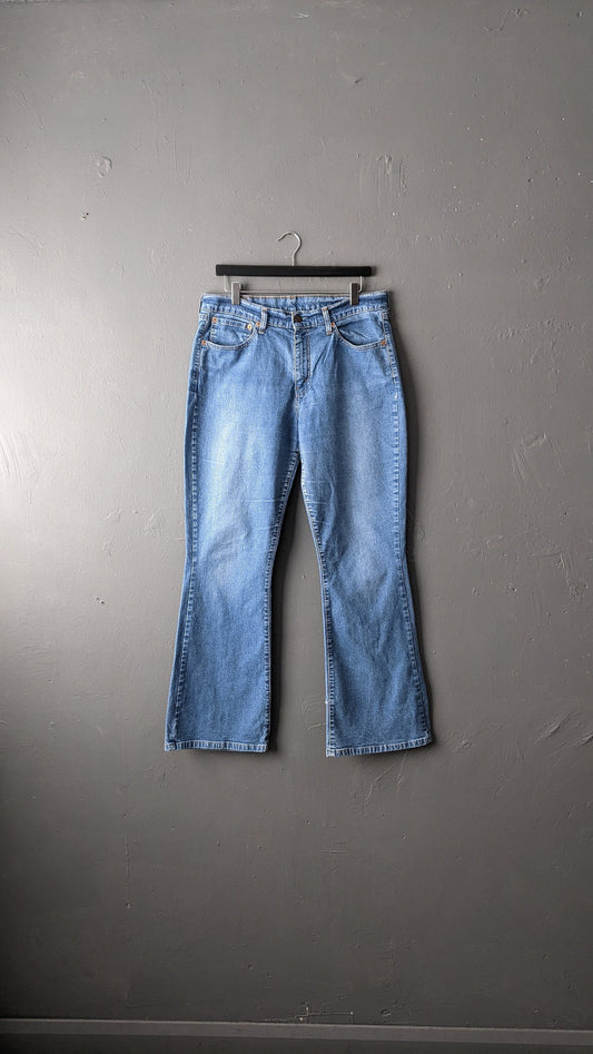 90s Levis 584 Bootcut Jeans, Vintage Stretch Denim, 34 Waist Size Large