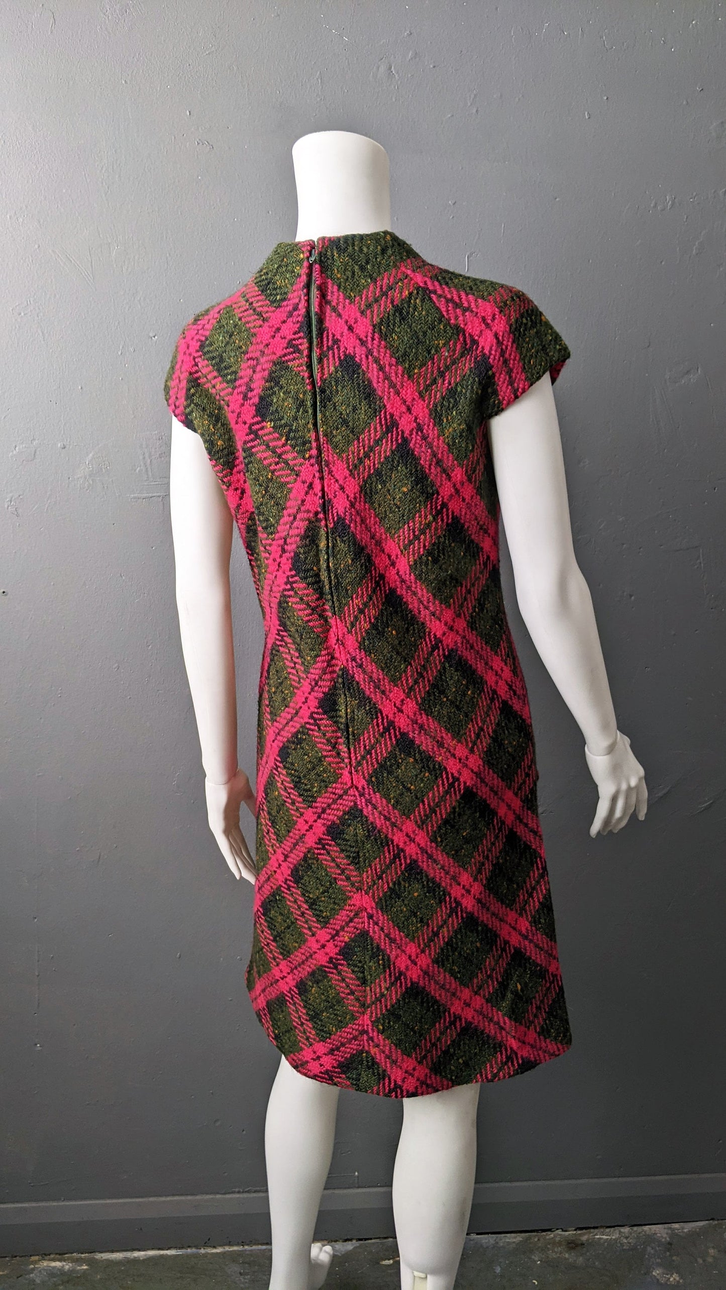 1960s Wool Sheath Dress by Pauline Trigère, Size Small